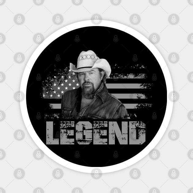 Toby-Keith-Legend Magnet by Sanja Sinai Art